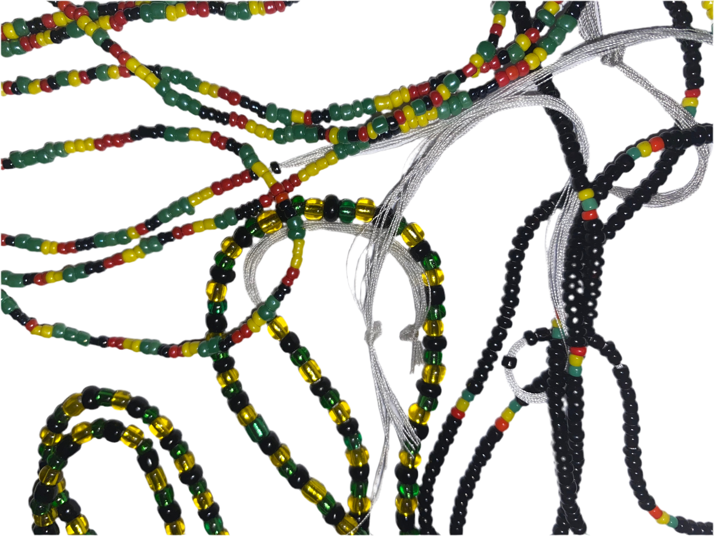 Jamaican Flag Microbeads
