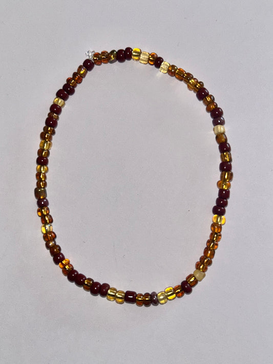 Brown Mix Anklet