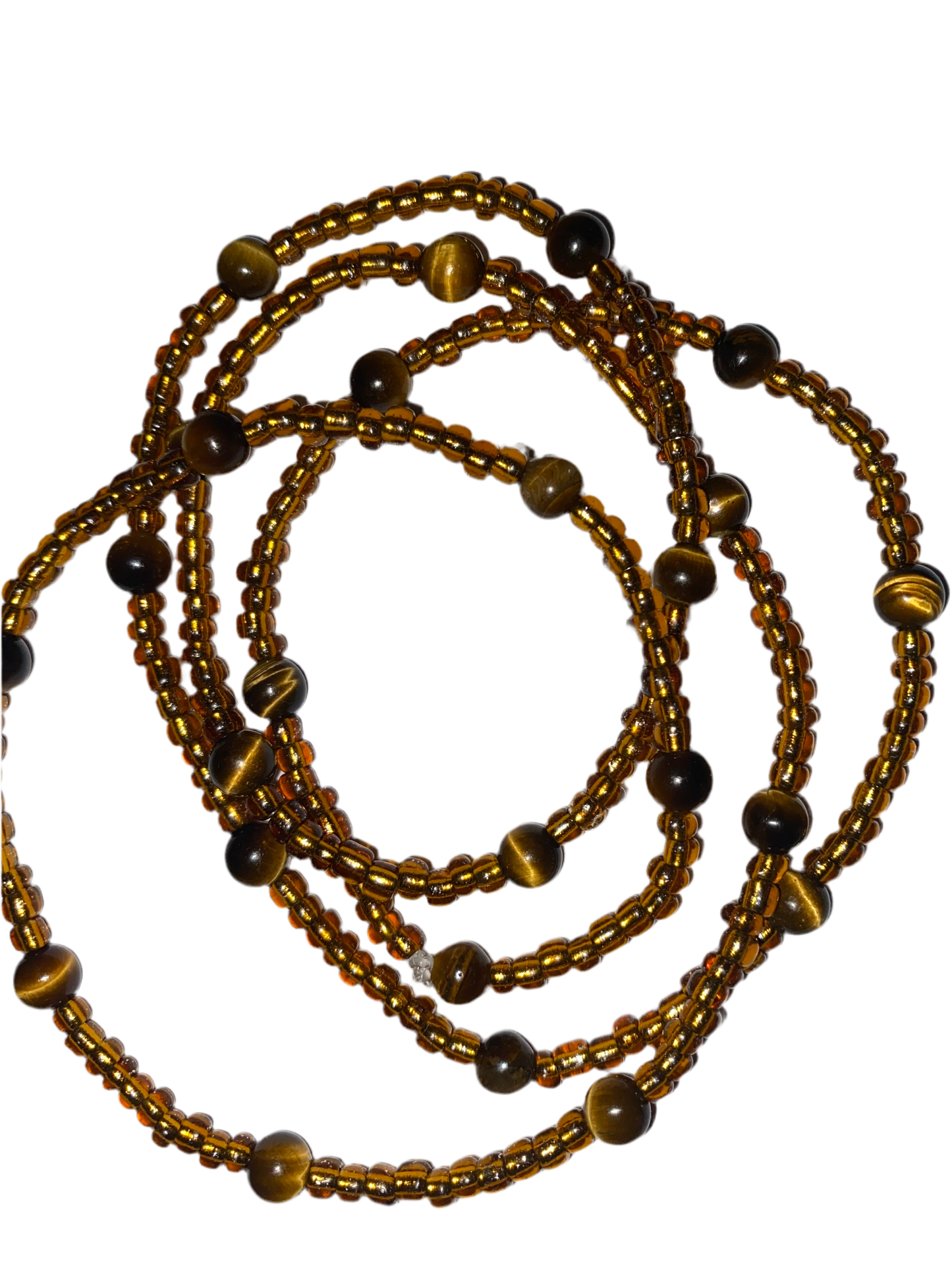 Tiger's Eye Round Waist beads