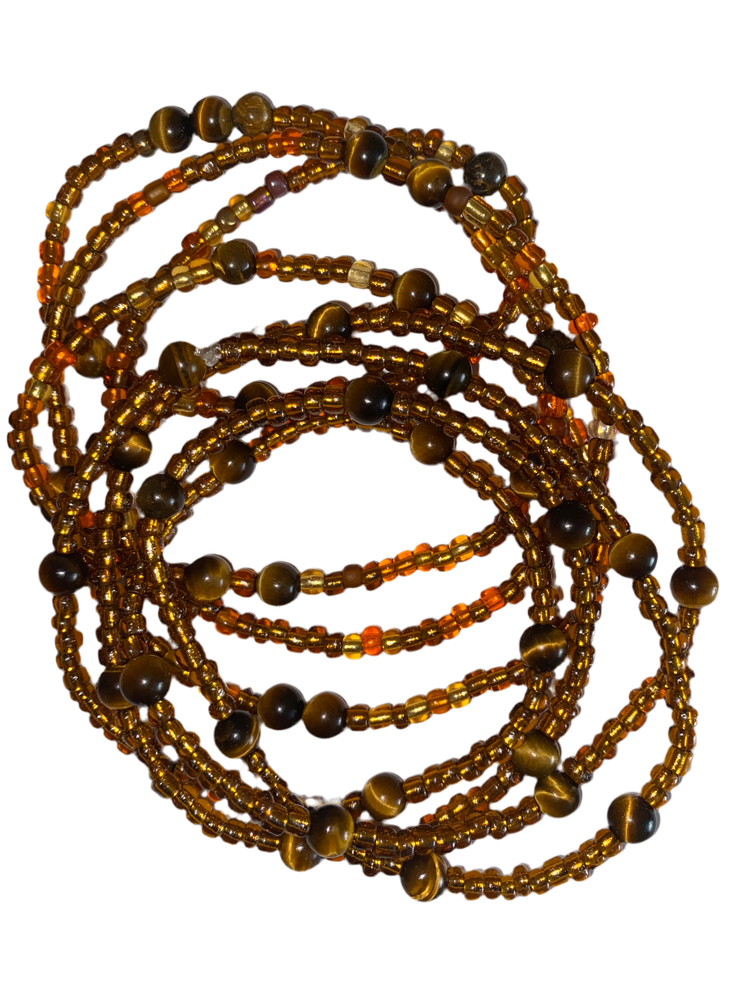 Tiger's Eye Round Waist beads