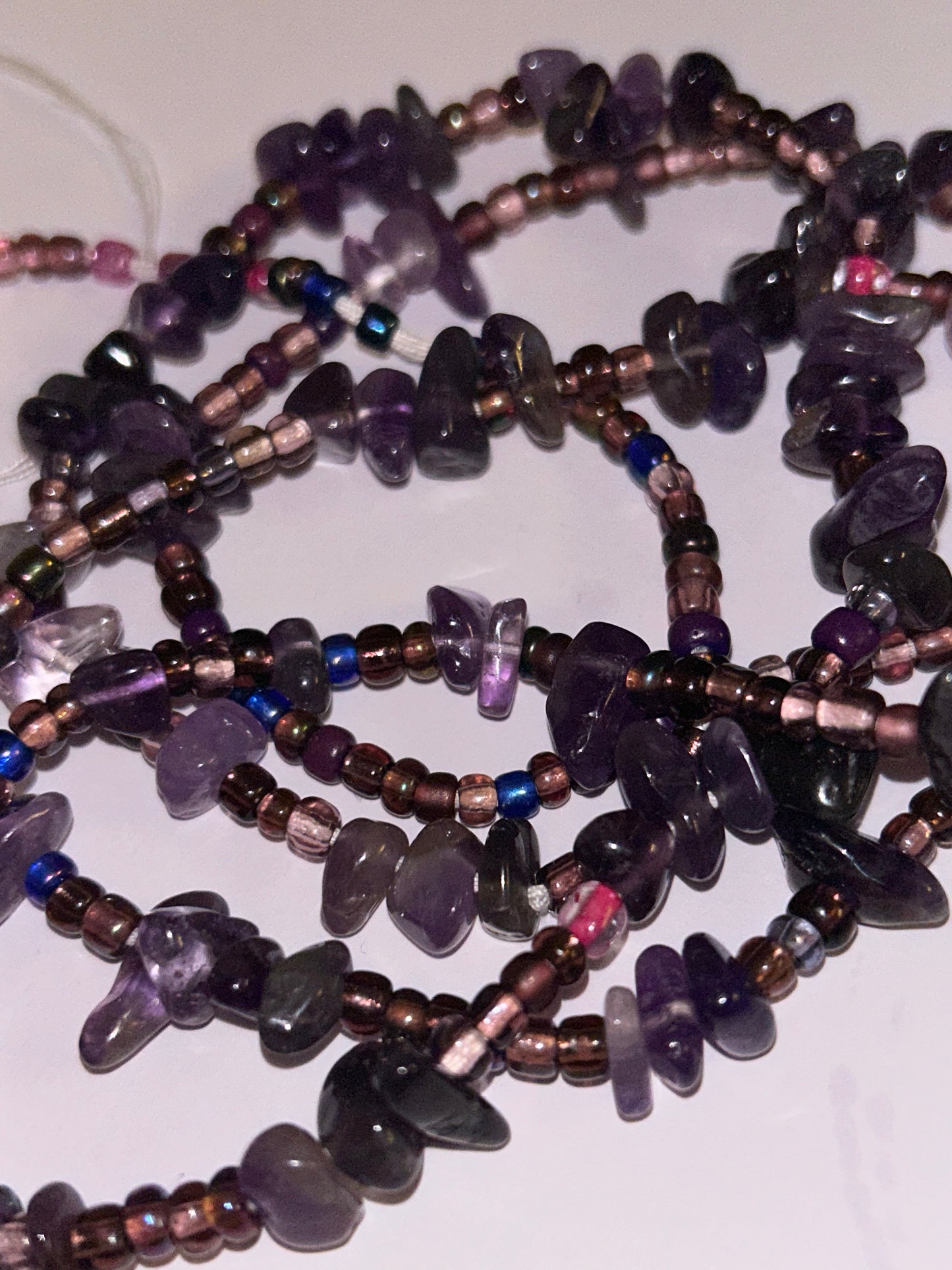 Amethyst Mix Waist beads
