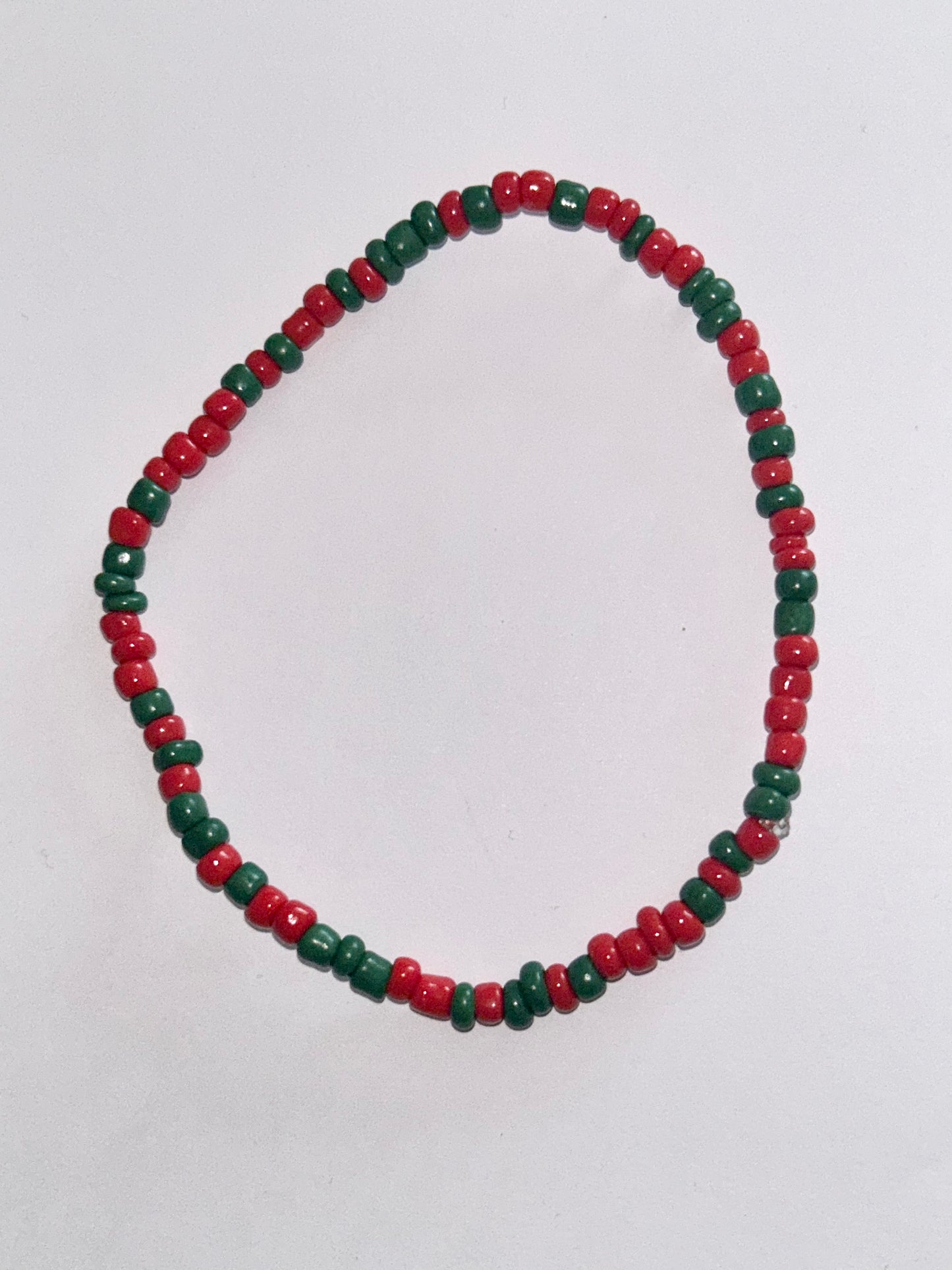 Red & Green Anklet