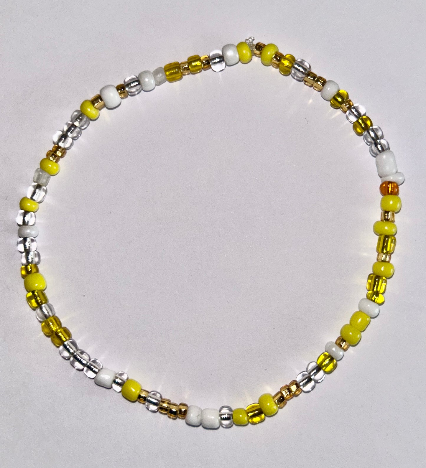 Bright Yellow Mix Anklet