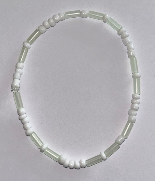 White & Glow Anklet